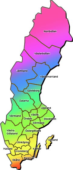 Sverige i regnbågens färger